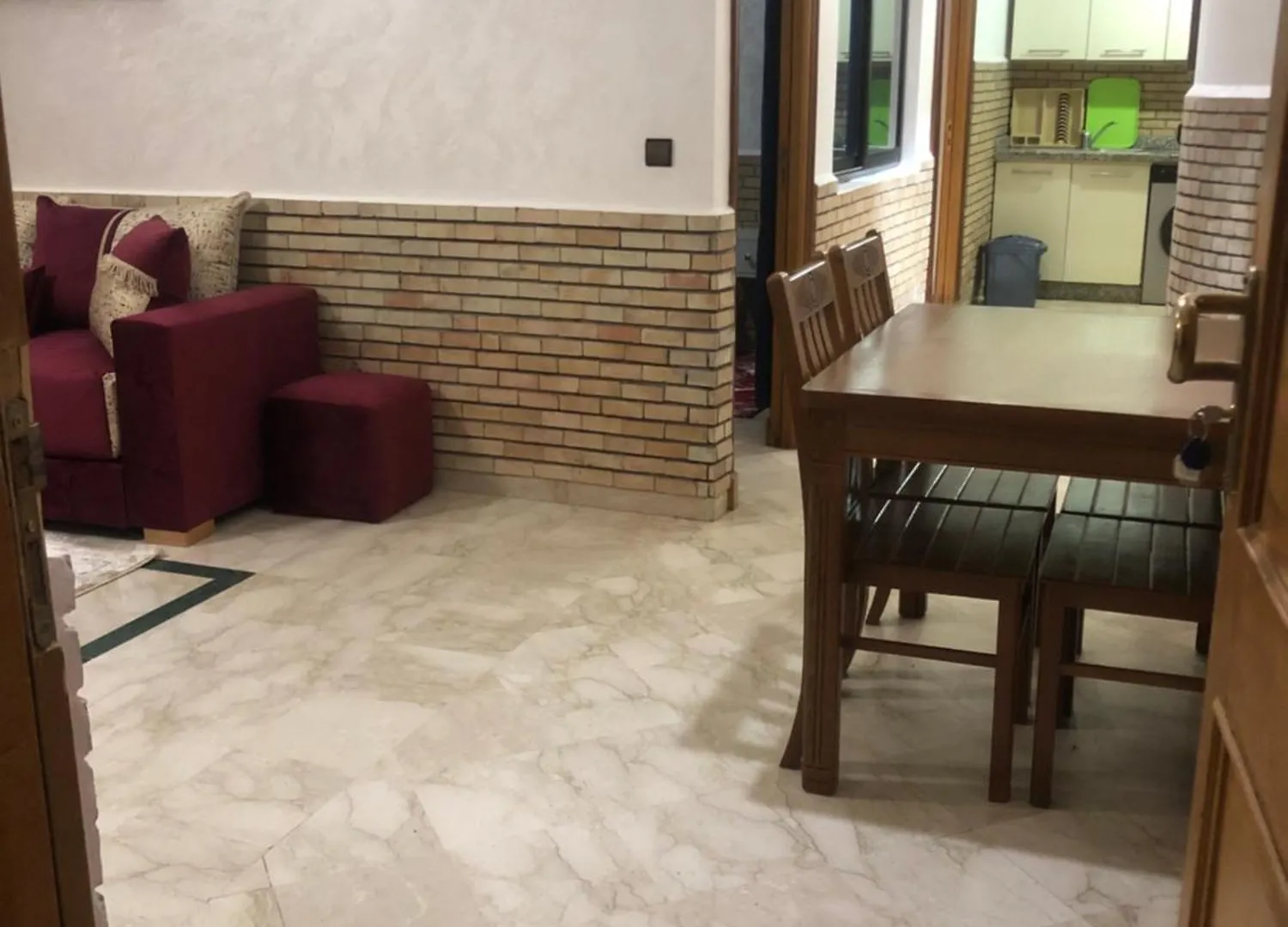 Daire Residence Babylone Y - 2 Bedrooms Appartement Marakeş